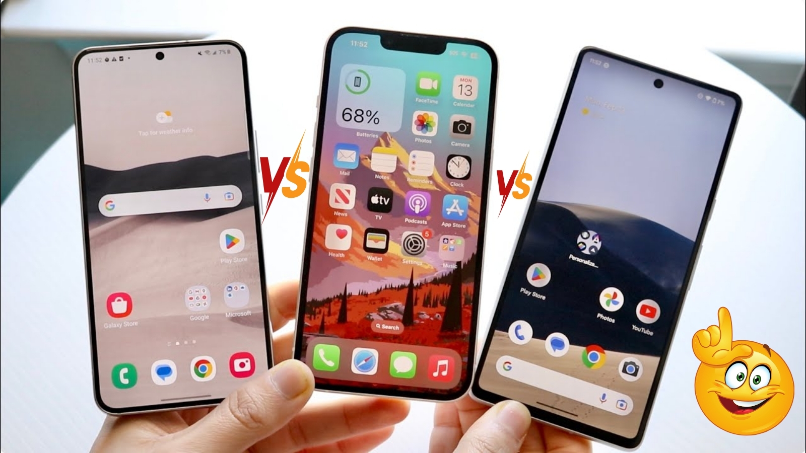 Google Pixel vs. iPhone and Galaxy