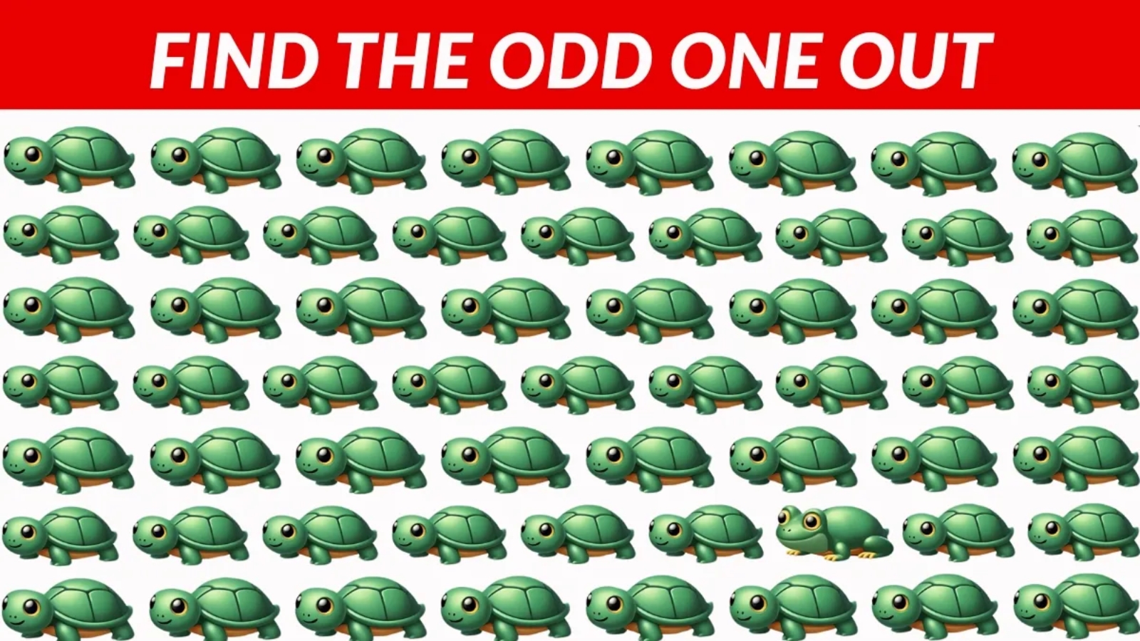 Optical illusions Odd One out