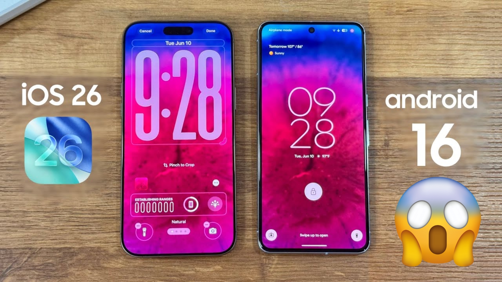 iOS 26 vs Android 16